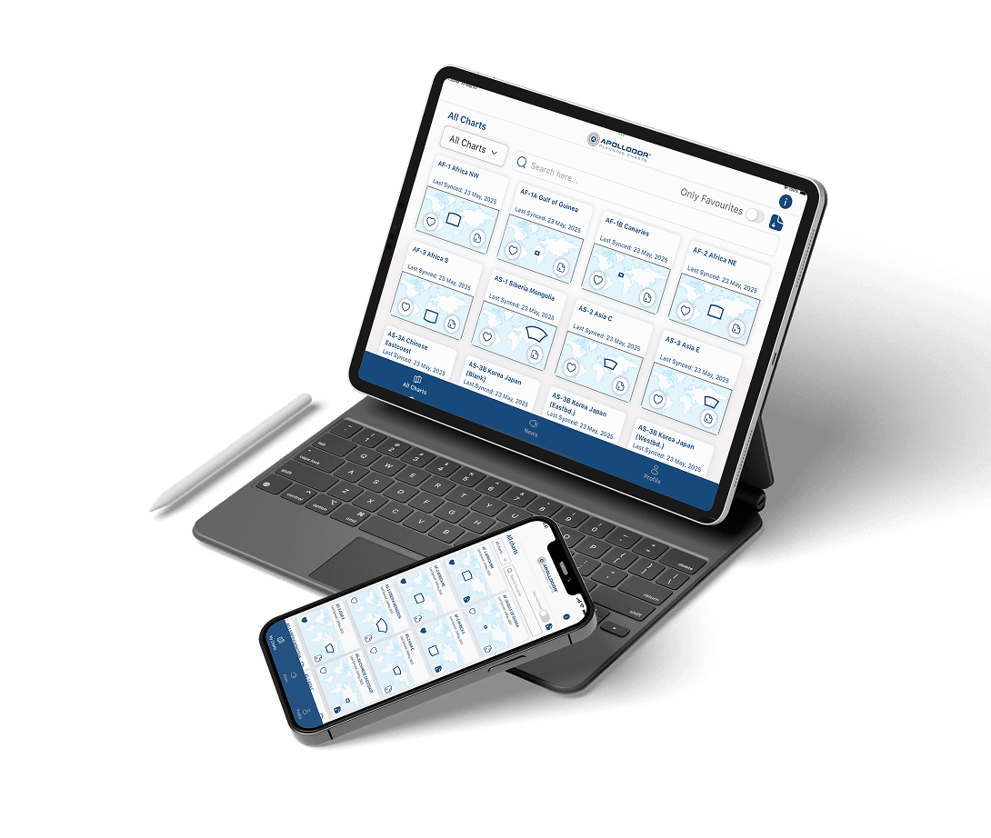 PlanningCharts App - Laptop showing our App