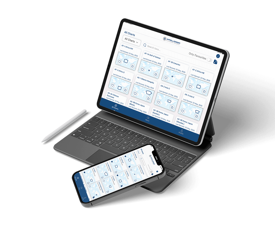 PlanningCharts App - Laptop showing our App